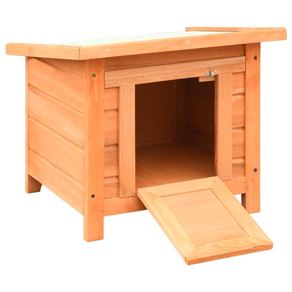 Cat House Brown and Green Solid pine/fir wood, powder-coated iron - Image 4