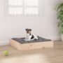 Dog Bed Natural Solid pine wood Small Durable Dog Bed