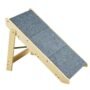 Wooden Pet Steps, Convertible 2-in-1 Dog Staircase & Ramp for Access to Beds, Sofas, and Vehicles, Three-Step Design Supports Pets up to 150 lbs, Ideal for Small to Large Breeds